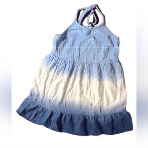 Cat and Jack Blue Tie Dye Dress size 7/8